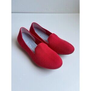 Rothy’s Red Round Toe Flats Size 6.5